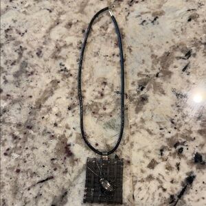 German Kabirski Black Pendant Necklace